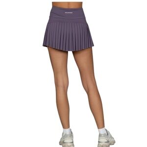 GOLDHINGE DUSTY VIOLET PLEATED TENNIS SKIRT Sz Small